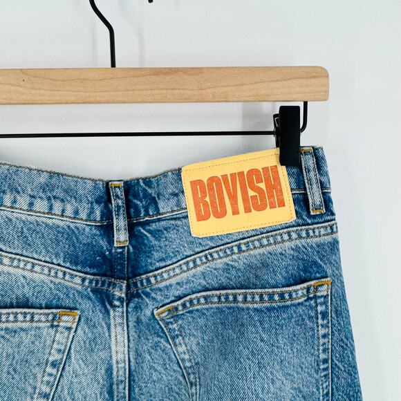 Boyish Jeans Size 26 Women’s Sustainable Straight Leg Blue Denim - Picture 5 of 10